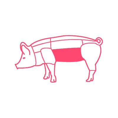 sica carni posteriore senza pancia